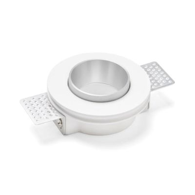 T332-334-335-336 THESSALY FARETTO DA INCASSO ROTONDO IN GESSO CON BORDO IN 4 COLORI LAMPADINA ATTACCO GU10 Sforzin Illuminazione