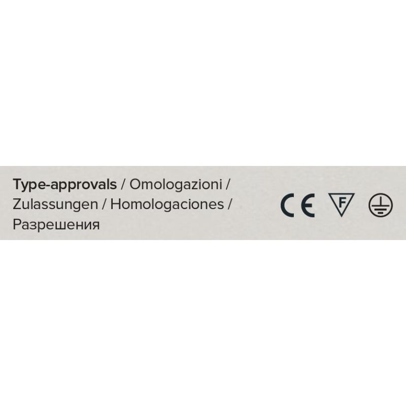 SYME APPLIQUE QUADRATA IN GESSO CON CORNICE IN ALLUMINIO DI 4 COLORI BIEMISSIONE LAMPADINA ATTACCO GX53