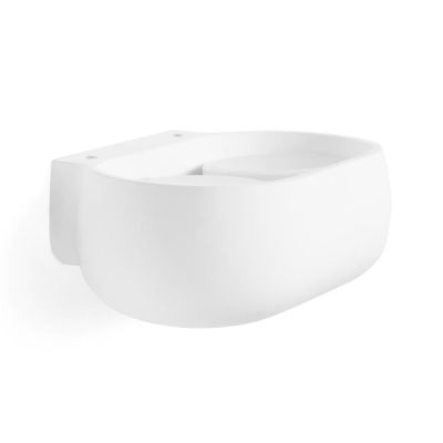 MYSIA 2 APPLIQUE 2 LUCI IN GESSO BIANCO O GRIGIO TONDEGGIANTE LAMPADINE ATTACCO GX53 MODERNA