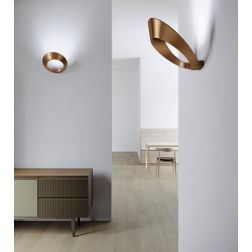OLO LAMPADA DA PARETE OVALE IN ALLUMINIO 5 COLORI LED 33W LUCE 2700-3000-4000K MODERNA 2