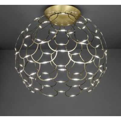 LAMOI PLAFONIERA D40 CM IN METALLO TRAFORATO 4 COLORI LED 49W LUCE 2700K-3000K MODERNA