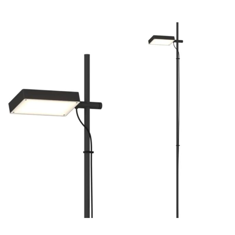 KUBI PIANTANA CON LUCE ORIENTABILE BIEMISSIONE LED 20W LUCE CCT 3000K-4000K ALLUMINIO 3 COLORI