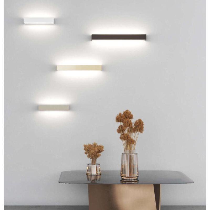 BIOS APPLIQUE CM 30 IN ALLUMINIO 11 COLORI CON LED 12W LUCE CCT 3000K-4000K MODERNA