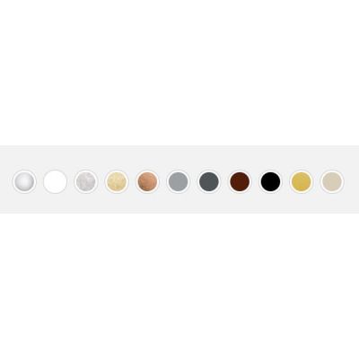 BIOS APPLIQUE CM 45 IN ALLUMINIO 11 COLORI CON LED 18W LUCE CCT 3000K-4000K MODERNA