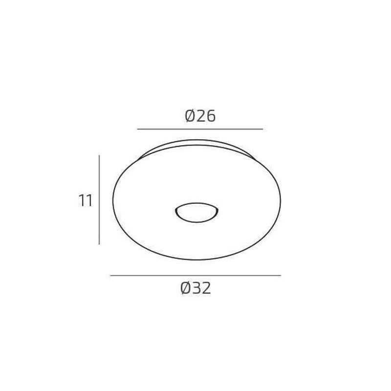 BENNY APPLIQUE PLAFONIERA IN VETRO SOFFIATO BIANCO 3 MISURE DESIGN MODERNO LAMPADINE ATTACCO E27