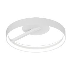 MALIKA PLAFONIERA AD ANELLO D39 E D58 CM LED INTEGRATO BIANCO O ORO CCT 3000-4000-6000K MODERNA 2