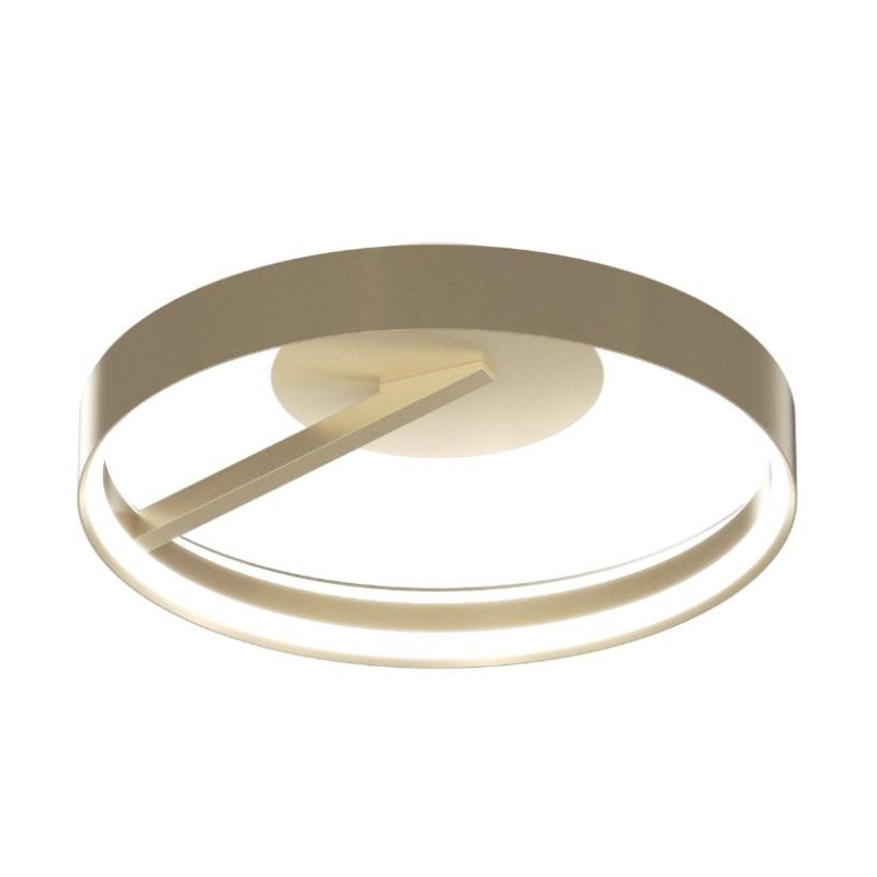 MALIKA PLAFONIERA AD ANELLO D39 E D58 CM LED INTEGRATO BIANCO O ORO CCT 3000-4000-6000K MODERNA