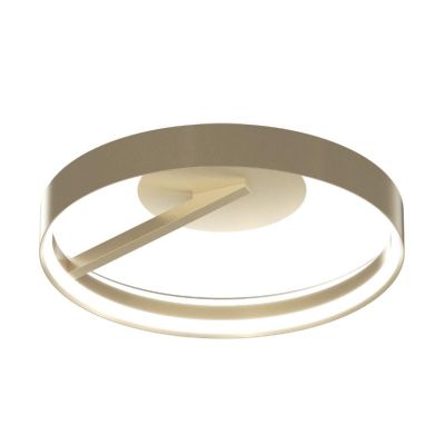 MALIKA PLAFONIERA AD ANELLO D39 E D58 CM LED INTEGRATO BIANCO O ORO CCT 3000-4000-6000K MODERNA