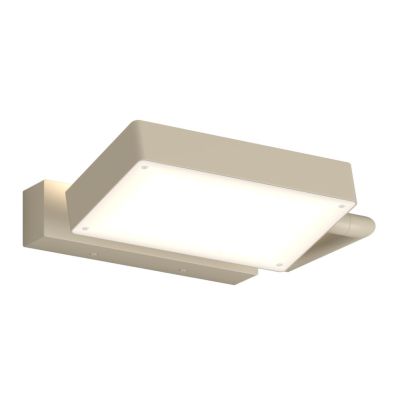 KUBI APPLIQUE PLAFONIERA ORIENTABILE BIEMISSIONE LED 19W LUCE CCT 3000K-4000K ALLUMINIO 3 COLORI