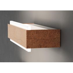 BIOS APPLIQUE CM 45 CON DIFFUSORE LED 18W LUCE CCT 3000K-4000K IN ALLUMINIO 11 COLORI MODERNA 2