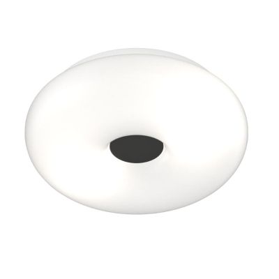 BENNY APPLIQUE PLAFONIERA IN VETRO SOFFIATO BIANCO 3 MISURE DESIGN MODERNO LAMPADINE ATTACCO E27
