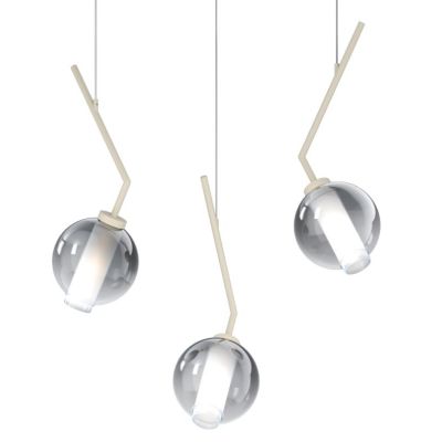 V-LINE SOSPENSIONE 3 LUCI RETTANGOLARE NERA O SABBIA CON VETRI COLORATI LAMPADINE E27 ORIGINALE E MODERNA