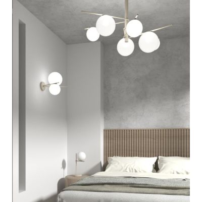 LAMPADA DA TAVOLO MODERNA IN METALLO NERO O SABBIA E DIFFUSORE BIANCO LAMPADINA ATTACCO E27