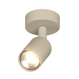 ISLA MICRO SPOT ORIENTABILE IN METALLO NERO, BIANCO E SABBIA LAMPADINA ATTACCO GU10