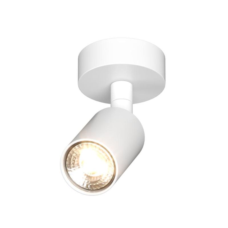 ISLA MICRO SPOT ORIENTABILE IN METALLO NERO, BIANCO E SABBIA LAMPADINA ATTACCO GU10