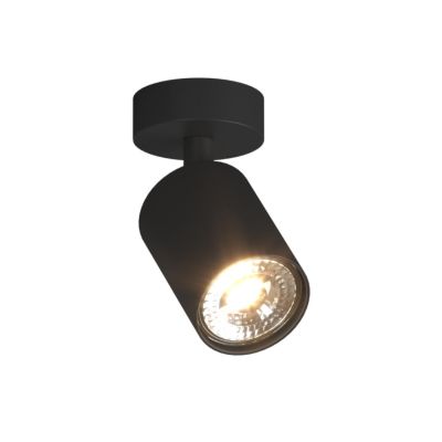 KORA SPOT ORIENTABILE IN METALLO NERO, BIANCO E SABBIA MODERNO CON LAMPADINA ATTACCO GU10