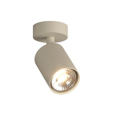 KORA SPOT ORIENTABILE IN METALLO NERO, BIANCO E SABBIA MODERNO CON LAMPADINA ATTACCO GU10