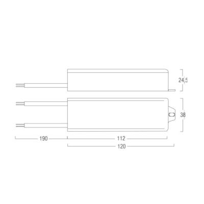026.259 DRIVER ALIMENTATORE ON/OFF 36W 24V BELFIORE 9010 9010 BELFIORE - Cristalensi Shop Online