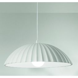 RUSTIC SOSPENSIONE SINGOLA IN CEMENTO DIAMETRO CM 50 BIANCO, RUGGINE O CEMENTO STILE VINTAGE 2