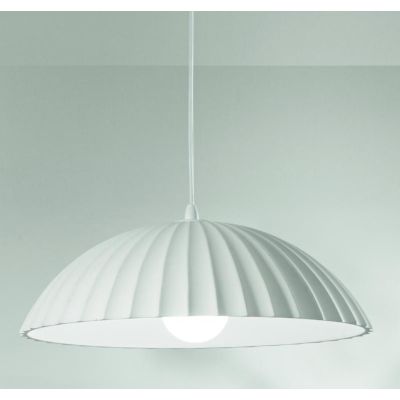 RUSTIC SOSPENSIONE SINGOLA IN CEMENTO DIAMETRO CM 50 BIANCO, RUGGINE O CEMENTO STILE VINTAGE