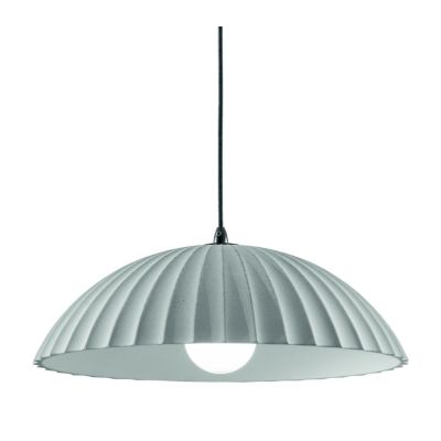 RUSTIC SOSPENSIONE SINGOLA IN CEMENTO DIAMETRO CM 50 BIANCO, RUGGINE O CEMENTO STILE VINTAGE