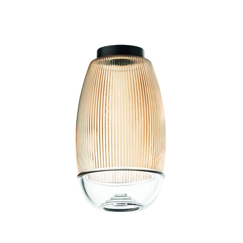 EKOS SOSPENSIONE SINGOLA CON DIFFUSORE IN VETRO COLORARO D12 CM LED 6W LUCE 3000K MODERNA