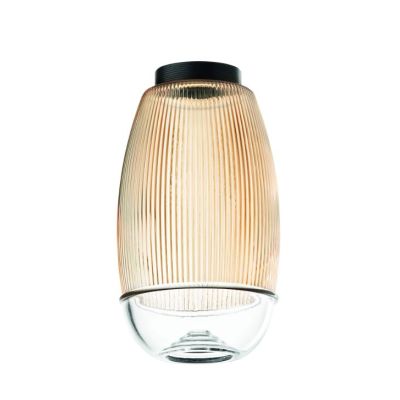 EKOS SOSPENSIONE SINGOLA CON DIFFUSORE IN VETRO COLORARO D12 CM LED 6W LUCE 3000K MODERNA