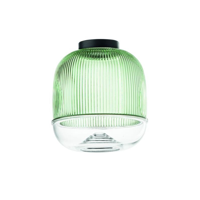 EKOS SOSPENSIONE SINGOLA CON DIFFUSORE IN VETRO COLORARO D15 CM LED 6W LUCE 3000K MODERNA