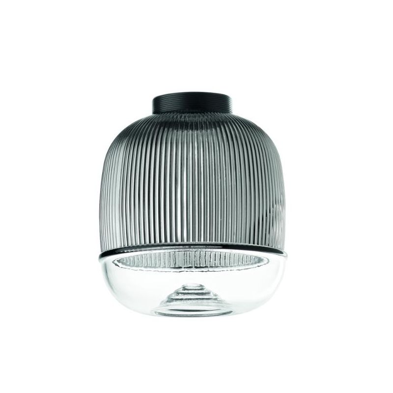 EKOS SOSPENSIONE SINGOLA CON DIFFUSORE IN VETRO COLORARO D15 CM LED 6W LUCE 3000K MODERNA