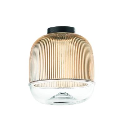 EKOS SOSPENSIONE SINGOLA CON DIFFUSORE IN VETRO COLORARO D15 CM LED 6W LUCE 3000K MODERNA