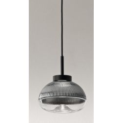EKOS SOSPENSIONE SINGOLA CON DIFFUSORE IN VETRO COLORATO D18 CM LED 6W LUCE 3000K MODERNA