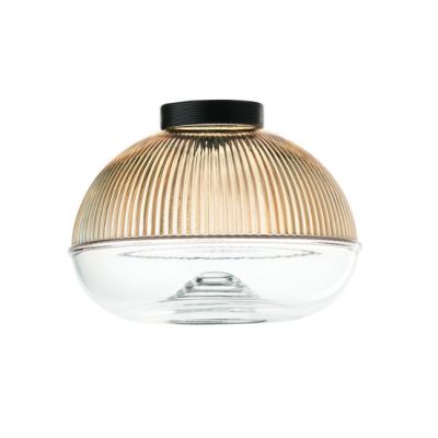 EKOS SOSPENSIONE SINGOLA CON DIFFUSORE IN VETRO COLORATO D18 CM LED 6W LUCE 3000K MODERNA
