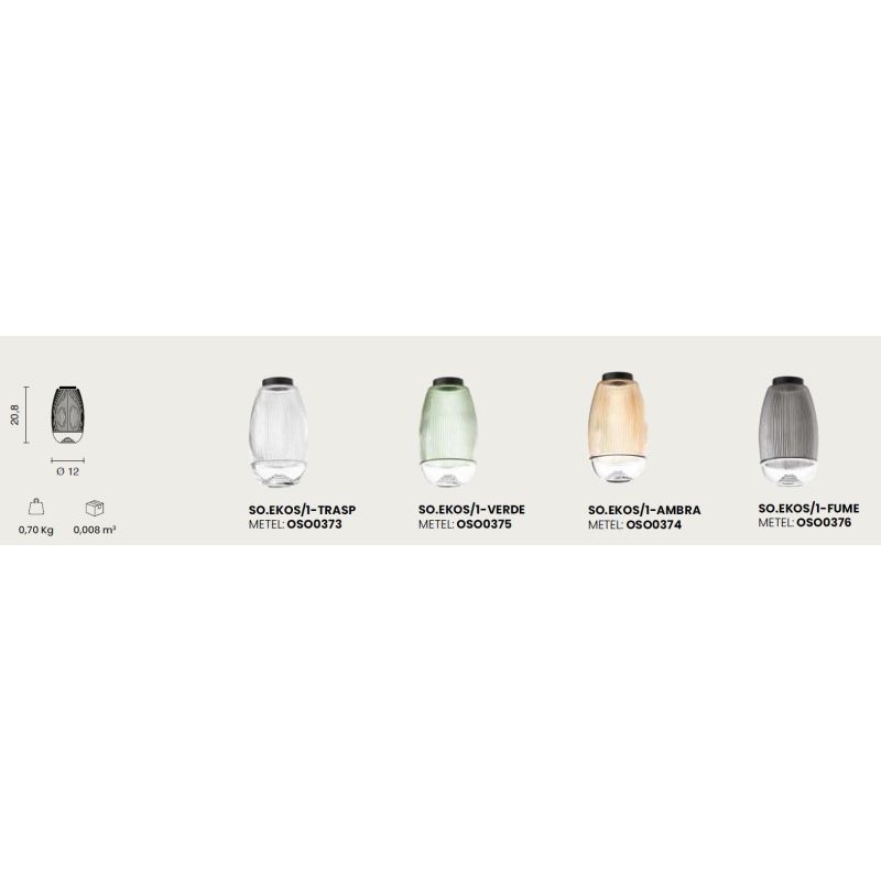 EKOS LAMPADARIO A SOSPENSIONE ROTONDO 3 LUCI DIFFUSORI IN VETRO COLORATO LED 18W LUCE 3000K MODERNO