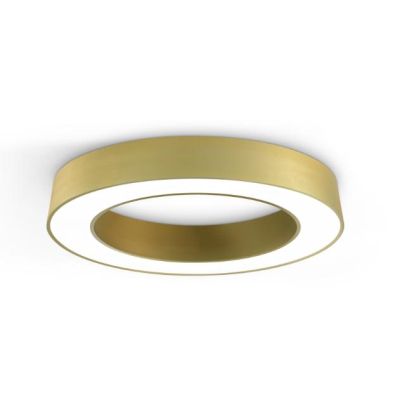 GLOBUS PLAFONIERA AD ANELLO 3 MISURE LED DIMMERABILE LUCE CCT 3000K-4000K ALLUMINIO 3 COLORI