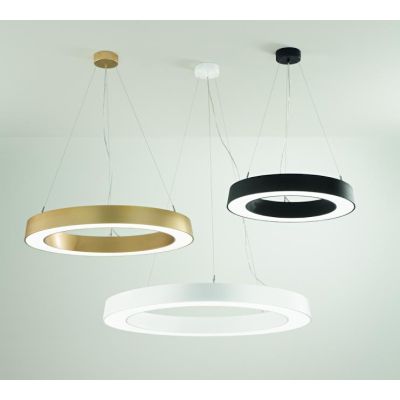 GLOBUS LAMPADARIO A SOSPENSIONE AD ANELLO 3 MISURE LED DIMMERABILE LUCE CCT 3000K-4000K 3 COLORI