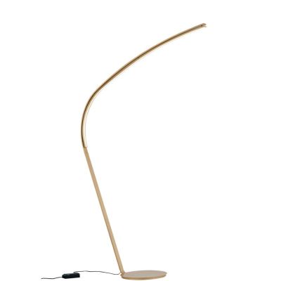 STYLE PIANTANA AD ARCO H217 CM IN METALLO NERO O ORO LED 36W LUCE 3000K DIMMERABILE
