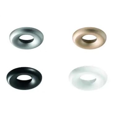 LAMPO FARETTO DA INCASSO IN ALLUMINIO 4 COLORI D9,8 CM CON PORTALAMPADA GU10 MODERNO