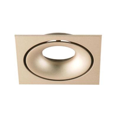 GIBO FARETTO DA INCASSO QUADRATO IN ALLUMINIO 3 COLORI CON PORTALAMPADA GU10 MODERNO