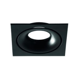 GIBO FARETTO DA INCASSO QUADRATO IN ALLUMINIO 3 COLORI CON PORTALAMPADA GU10 MODERNO 2