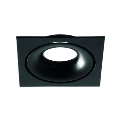 GIBO FARETTO DA INCASSO QUADRATO IN ALLUMINIO 3 COLORI CON PORTALAMPADA GU10 MODERNO