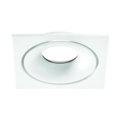 GIBO FARETTO DA INCASSO QUADRATO IN ALLUMINIO 3 COLORI CON PORTALAMPADA GU10 MODERNO