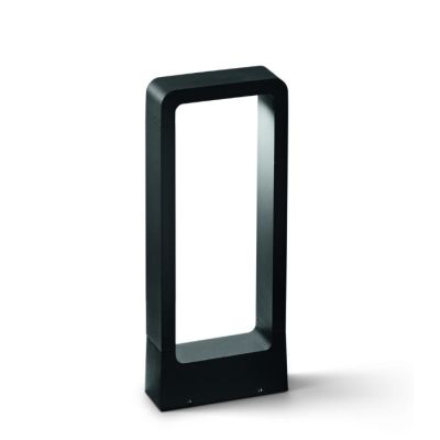 NATURE PALO DA ESTERNI IN 3 MISURE IP65 LED INTEGRATO LUCE 4000K ALLUMINIO NERO O CORTEN DESIGN MODERNO
