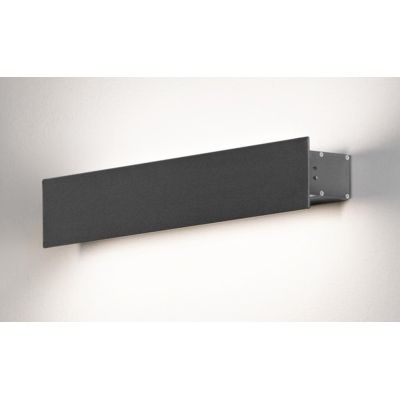 SIMBA APPLIQUE DA ESTERNO 2 MISURE IP65 LED LUCE 4000K BIEMISSIONE CORTEN O ANTRACITE MODERNA