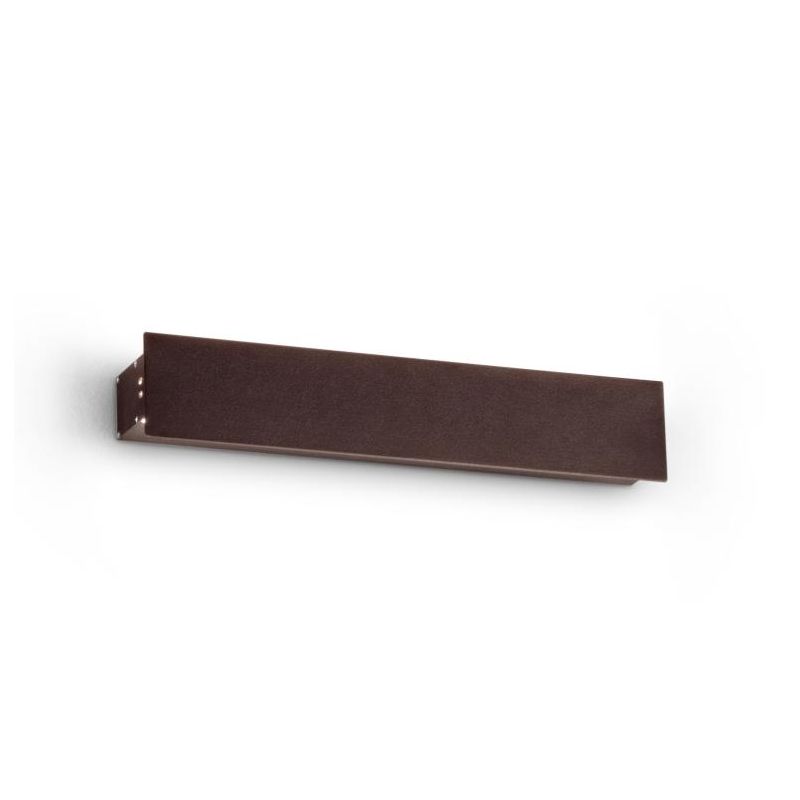SIMBA APPLIQUE DA ESTERNO 2 MISURE IP65 LED LUCE 4000K BIEMISSIONE CORTEN O ANTRACITE MODERNA