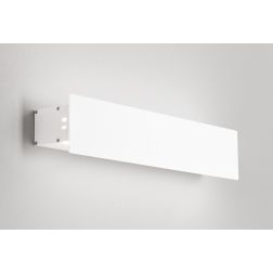 SIMBA APPLIQUE DA ESTERNO 2 MISURE IP65 LED LUCE 4000K BIEMISSIONE CORTEN O ANTRACITE MODERNA