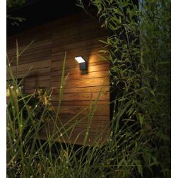 NINJA APPLIQUE DA ESTERNO IP65 LED 20W LUCE 4000K CORTEN, ANTRACITE E NERA DESIGN MODERNO 2