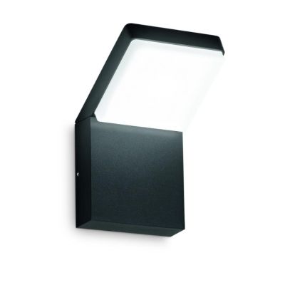 NINJA APPLIQUE DA ESTERNO IP65 LED 20W LUCE 4000K CORTEN, ANTRACITE E NERA DESIGN MODERNO