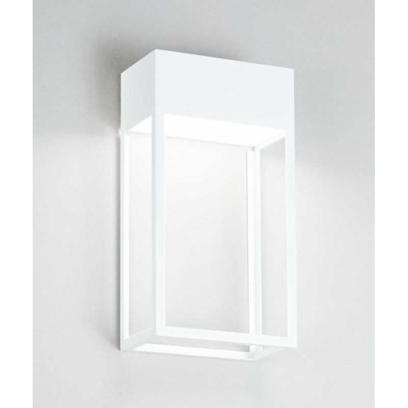 GHITA APPLIQUE DA ESTERNO IP65 LED 20W LUCE 4000K CORTEN, ANTRACITE E BIANCO DESIGN MODERNO