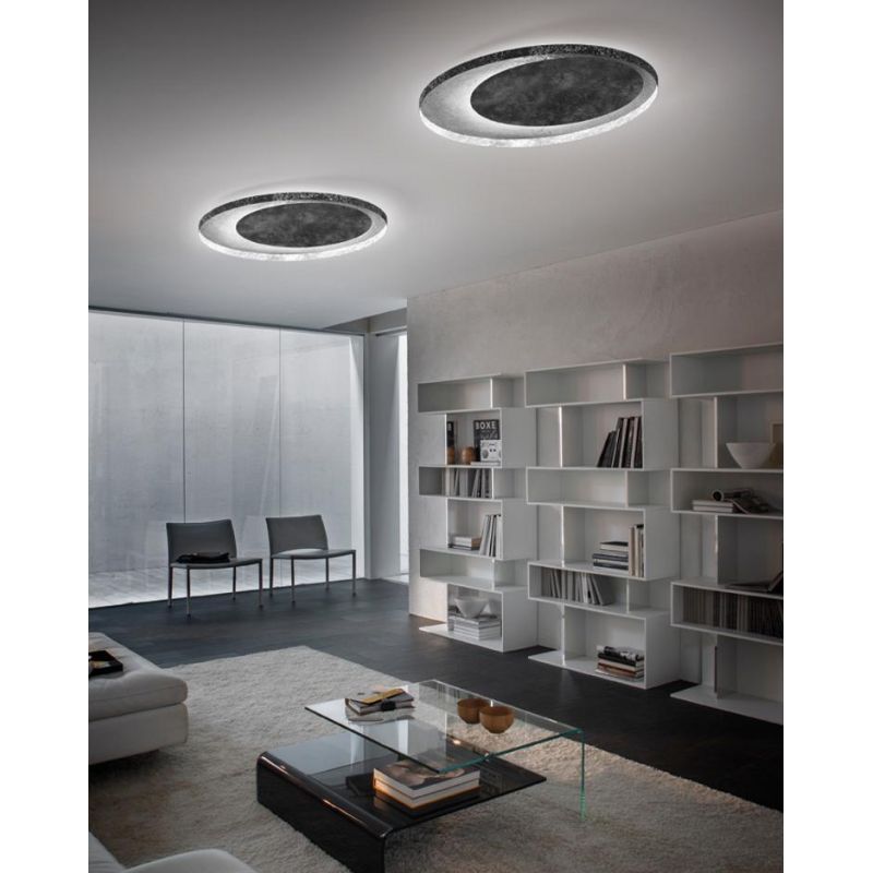PICO LAMPADA DA PARETE O SOFFITTO BICOLORE LED 47W LUCE 2700K, 3000K E 4000K DIAMETRO CM 60 MODERNA