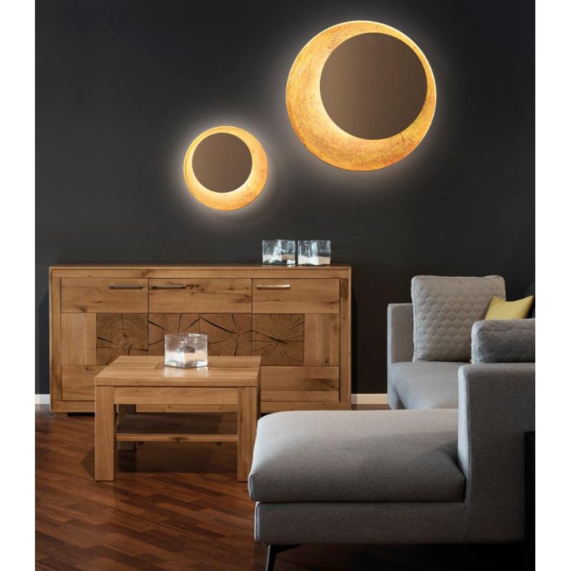 PICO LAMPADA DA PARETE O SOFFITTO BICOLORE LED 47W LUCE 2700K, 3000K E 4000K DIAMETRO CM 60 MODERNA